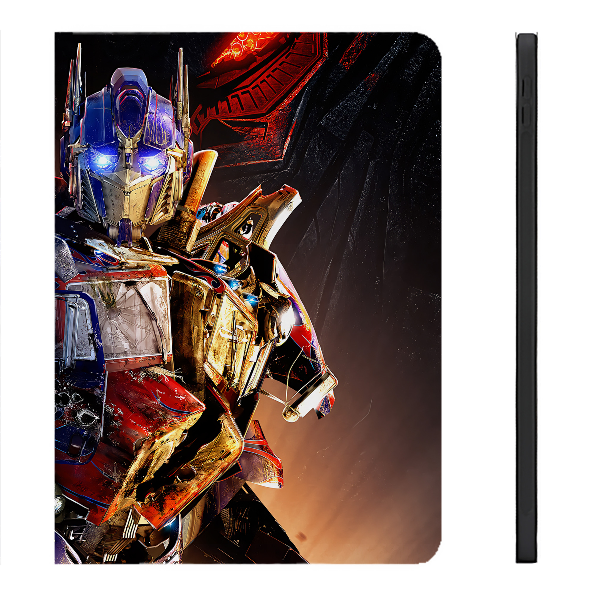 （画像用） Transformers トランスフォーマー IPadケース ペンホルダー付き ブックスタイルデザイン